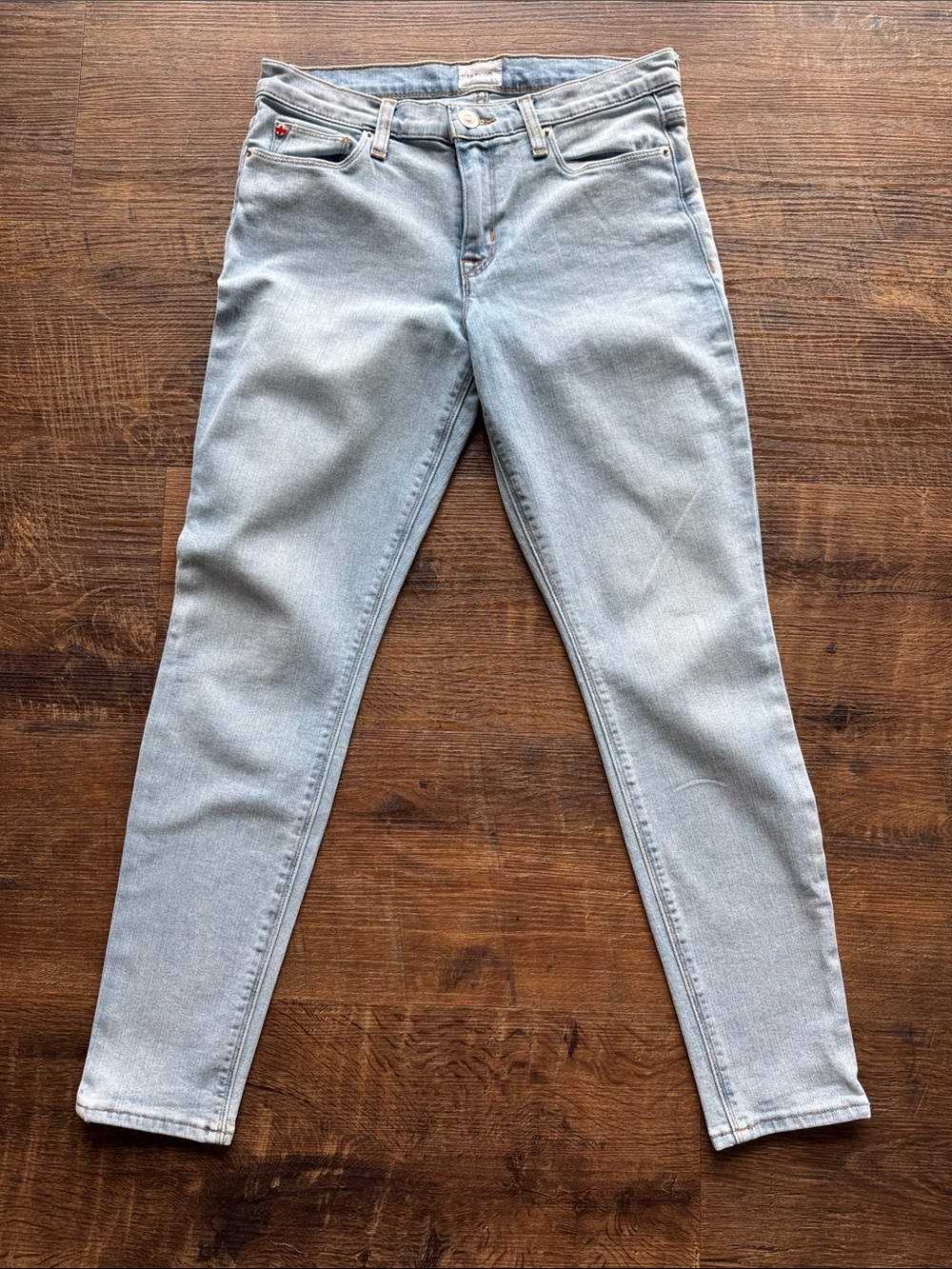 Hudson Jeans Natalie Midrise Super Ankle Women's Light Wash Skinny Jeans